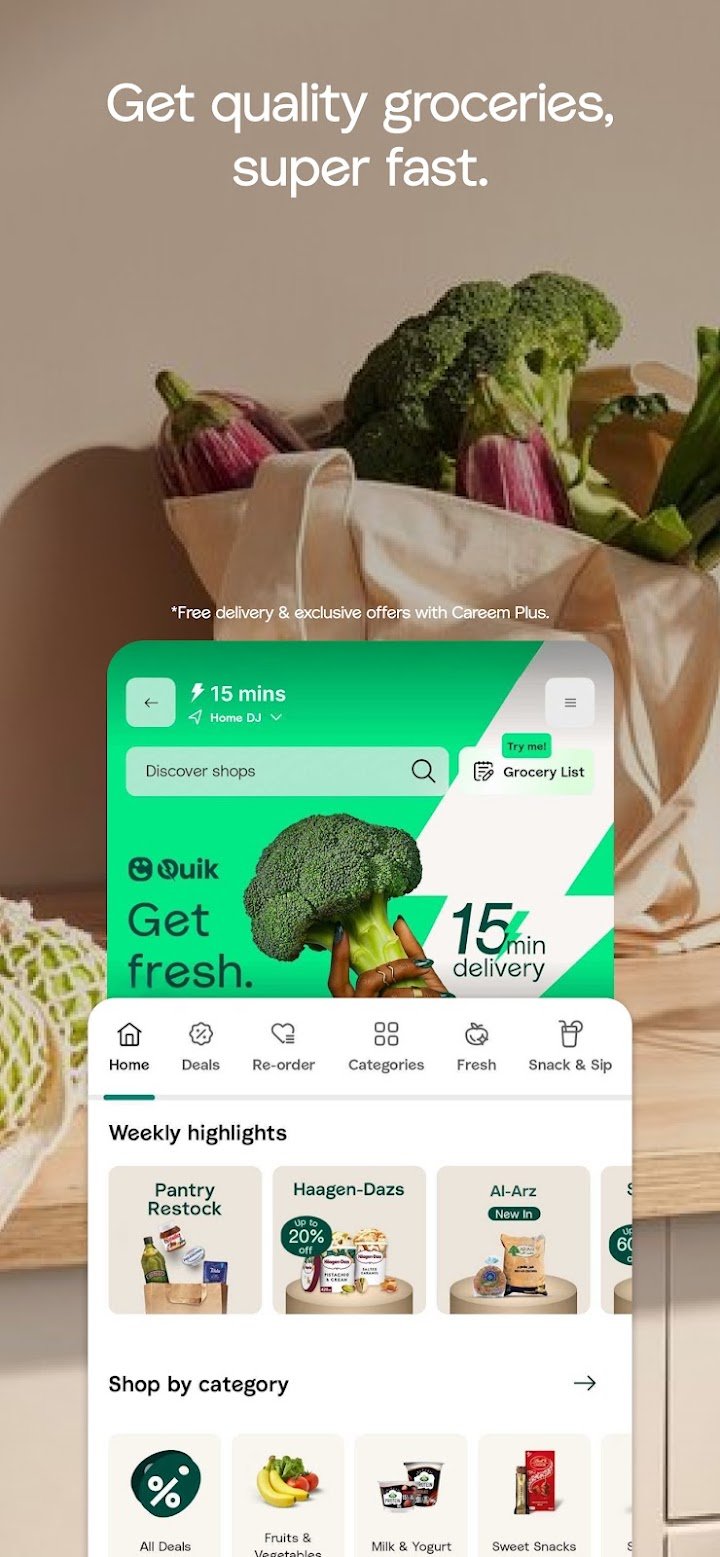 Careem: Taxi, Food & Delivery screenshot