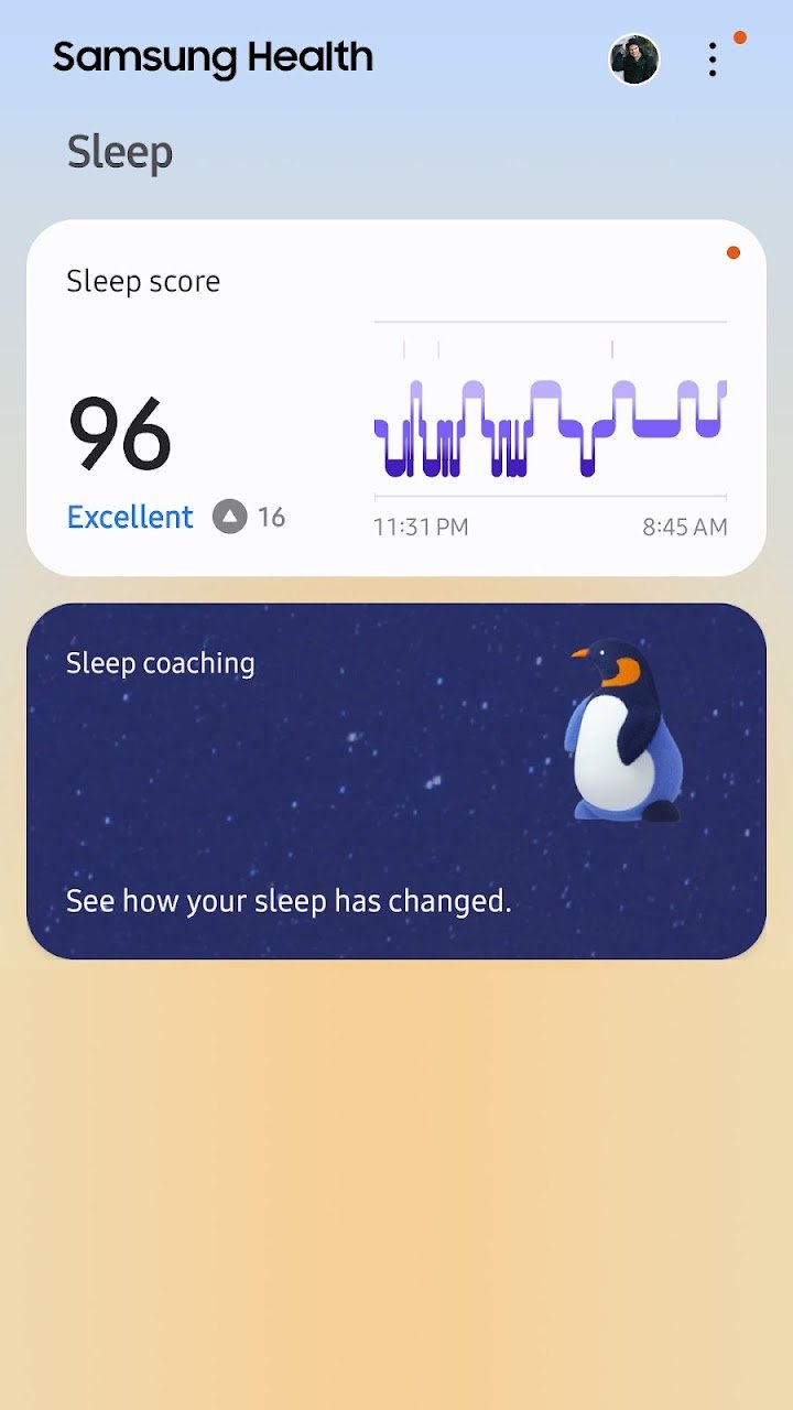 Samsung Health screenshot