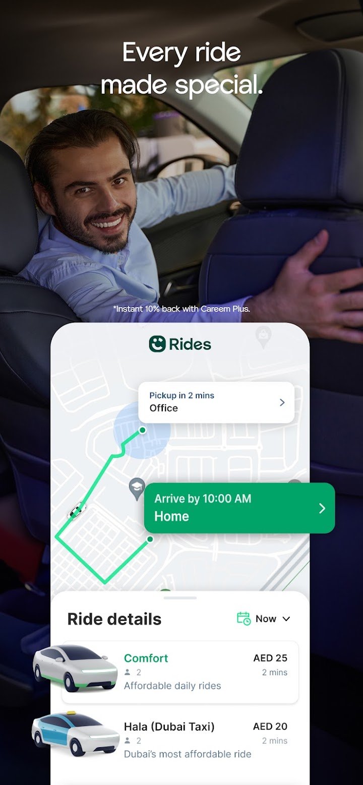 Careem: Taxi, Food & Delivery screenshot