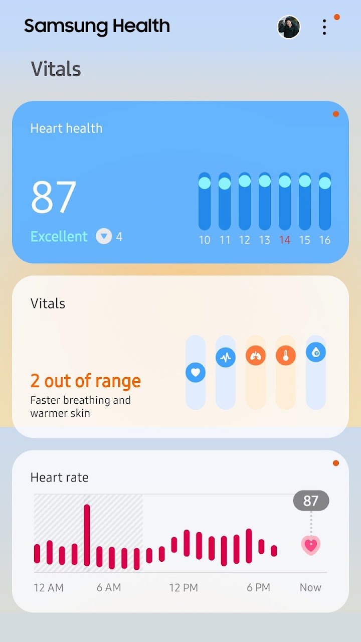 Samsung Health screenshot
