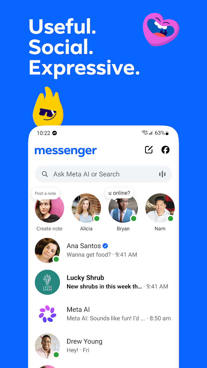 Messenger screenshot