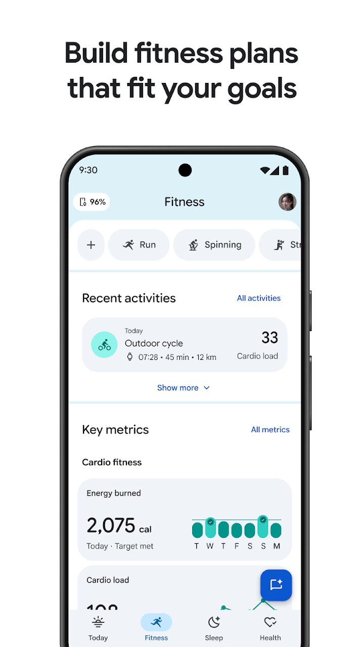 Google Health (Fitbit) screenshot