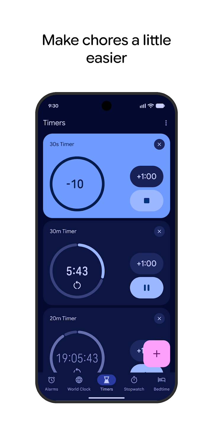 Clock screenshot